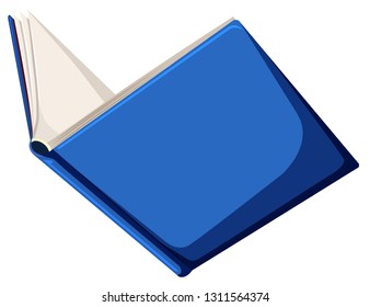 Libro aislado sobre ilustración de fondo blanco