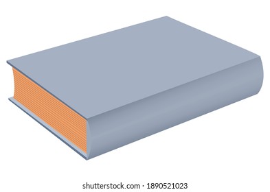 isolated book on white background vector design