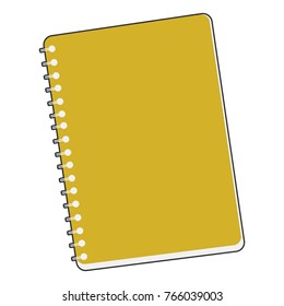 Isolated book on a white background, Vector illustration