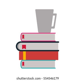 Isolated books design