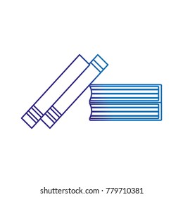 Isolated books design
