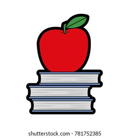 Isolated books design
