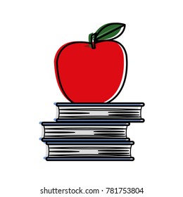 Isolated books design