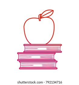 Isolated books design