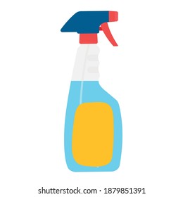 Isolated bottle cleaning products soap icon - Vector