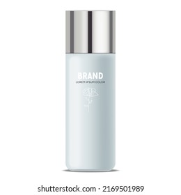 Isolated bottle packaging, realistic cosmetics vector illustration, cosmetics bottle vector, packaging mockup, skin care, hydration cream, toner