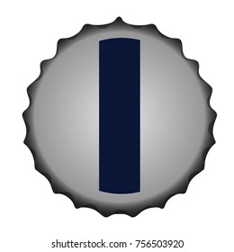 Isolated bottle tap on a white background, vector illustration