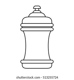 Isolated bottle of water design