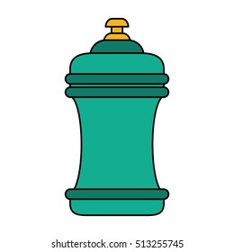 Isolated bottle of water design