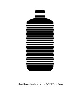 Isolated bottle of water design