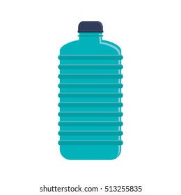Isolated bottle of water design