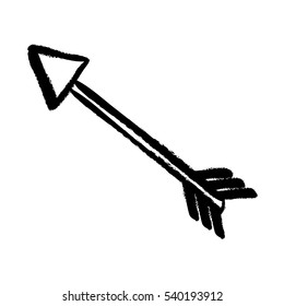 Isolated bow arrow icon vector illustration graphic design