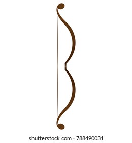 Isolated bow on a white background, Vector illustration