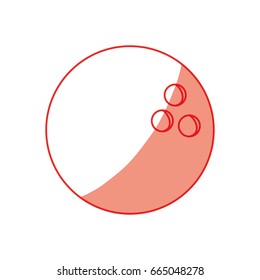 isolated bowling ball