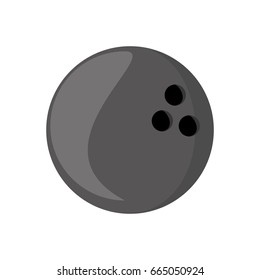 isolated bowling ball