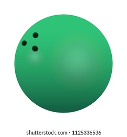 Isolated bowling ball icon