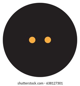 Isolated bowling ball on a white background, Vector illustration