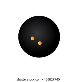 Isolated bowling ball, Vector illustration