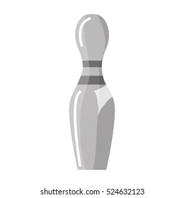 isolated bowling pin icon vector illustration graphic design