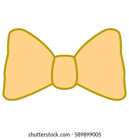 Isolated bowtie icon on a white background, Vector illustration