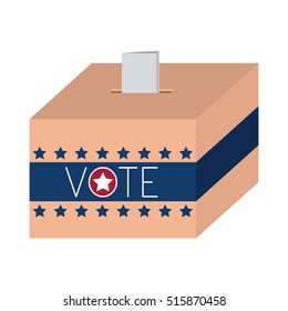 Isolated box of vote design