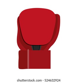 isolated boxing glove icon vector illustration graphic design