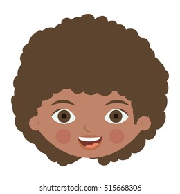Isolated boy cartoon design