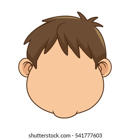 Isolated boy design