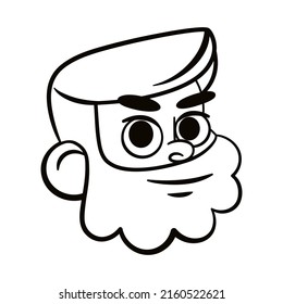 Isolated boy urban character avatar Vector illustration