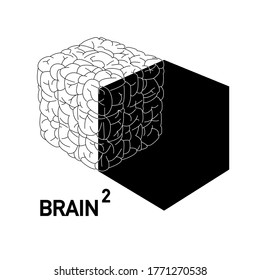 Isolated Brain in a Cube.