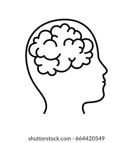 isolated brain icon
