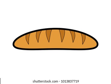 Isolated bread design