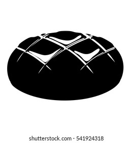 Isolated bread design