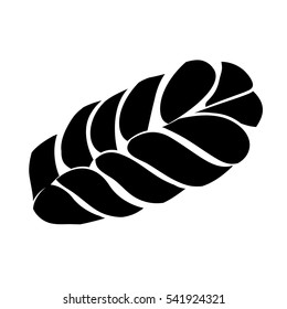 Isolated bread design