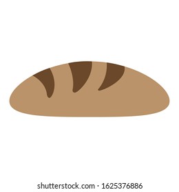 Isolated bread icon. Bakery product - Vector illustration