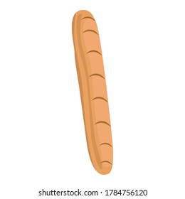 Isolated bread icon. Bakery product icon - Vector