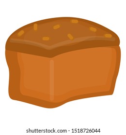 Isolated bread image on a white background - Vector