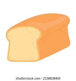 Isolated bread product with details Vector