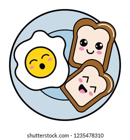 Isolated breakfast design