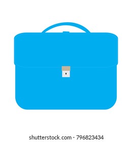 Isolated briefcase icon on a white background, vector illustration