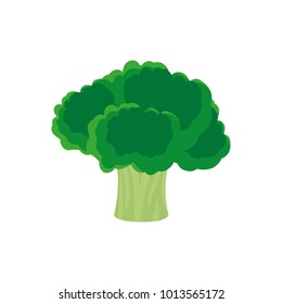 Isolated broccoli design