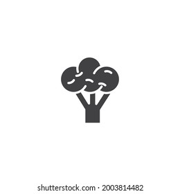 isolated broccoli sign icon, vector illustration