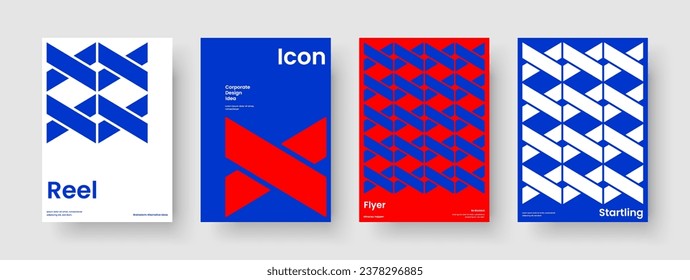 Diseño de folleto aislado. Disposición de la cubierta del libro abstracto. Plantilla de presentación comercial creativa. Antecedentes. Volante. Cartel. Informe. Cartel. Billete. Folleto. Catálogo. Boletín informativo. Cartera
