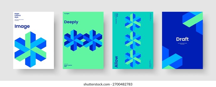 Diseño de folletos aislados. Diseño de informe Abstractas. Plantilla de volante geométrico. Portada de libro. Cartel. Antecedentes. Anuncio. Presentación de Negocios. Panfleto. Revista. Cartera. Cuaderno. Publicidad