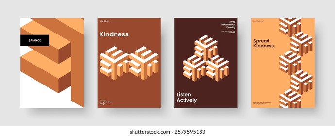 Isolated Brochure Design. Creative Book Cover Layout. Geometric Background Template. Flyer. Banner. Business Presentation. Report. Poster. Notebook. Pamphlet. Magazine. Handbill. Advertising