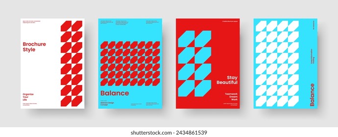 Diseño de folleto aislado. Diseño de póster creativo. Plantilla de folleto moderna. Antecedentes. Portada del libro. Informe. Pancarta. Presentación empresarial. Cartera. Prospecto. Handbill. Folleto. Diario. Revista