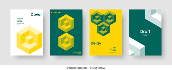 Isolated Brochure Design. Geometric Background Layout. Creative Book Cover Template. Flyer. Business Presentation. Banner. Report. Poster. Advertising. Newsletter. Brand Identity. Portfolio
