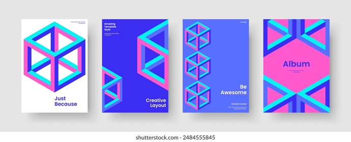 Isolated Brochure Design. Geometric Business Presentation Template. Modern Book Cover Layout. Background. Banner. Poster. Flyer. Report. Catalog. Brand Identity. Pamphlet. Newsletter. Portfolio