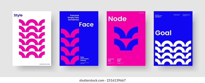 Isolated Brochure Design. Geometric Flyer Template. Creative Book Cover Layout. Poster. Background. Banner. Business Presentation. Report. Newsletter. Brand Identity. Handbill. Advertising