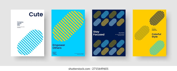 Diseño de folletos aislados. Plantilla de volante geométrico. Diseño de póster creativo. Informe. Presentación de Negocios. Anuncio. Portada de libro. Antecedentes. Cartera. Panfleto. Folleto. Identidad de marca. Catálogo